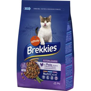 BREKKIES CAT STERILIZED POLLO 3 Kg