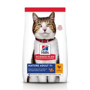 Hill’s Mature Adult con pollo +7 Senior para gatos 10kg