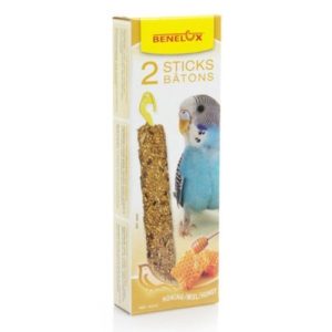 BENELUX 2 BARRITAS PERIQUITO MIEL 110GR