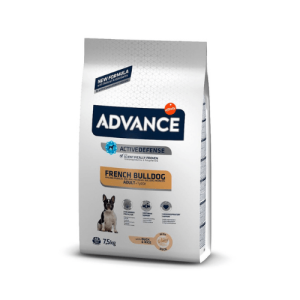 Advance Adulto Bulldog Frances Pienso Perros 7,5 Kg