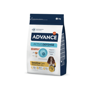 Advance Sensitive Salmon Arroz Pienso Perros Razas Med-Max