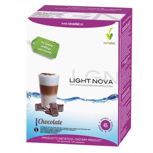 Light Nova Batido Chocolate 6 sobres, Nova Diet