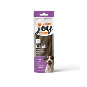 Calibra Joy Salami Snack De Cordero Para Perros Pack Ahorro 20×30 Gr