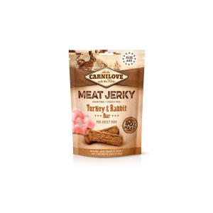 Carnilove Snack Barritas Jerky Conejo Y Pavo 12×100 Gr
