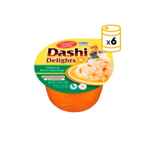 Churu Dashi Delights Caldo Con Pollo Y Bonito Pack 6 Unidades