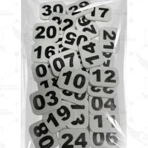 Números para Jaulas (del 1 al 80) – Blanco
