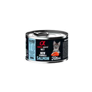 Alpha Spirit Latas Salmón Para Gatitos Cachorro Pack Ahorro 6×200 Gr