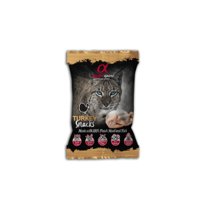 Alpha Spirit Snacks De Pavo Para Gato Pack Ahorro 24×50 Gr