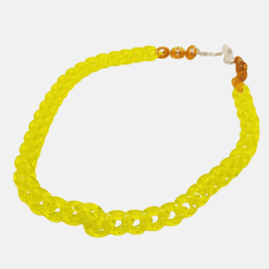 FARMAMODA. CADENA PARA GAFAS XL FLUOR AMARILLO