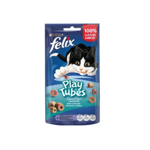 Felix Play Bocaditos Tubes De Pescado Y Gambas 8×50 Gr