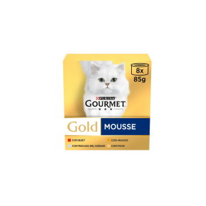Gourmet Gold Mousse Variado Para Gatos Jumbopack 96×85 Gr