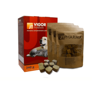JT Pharma Vigor Pharma Premios Estimulantes del Apetito Para Perros Y Gatos 60 Unidades