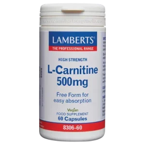 L-Carnitina 500 mg 60cap, Lamberts
