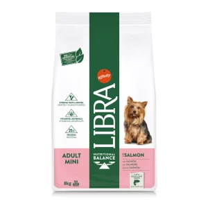 Libra Dog Pienso Mini de Salmón para Perros de Raza Pequeña