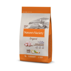 Nature’s Variety Original Grain Free Pavo Gato Esterilizado
