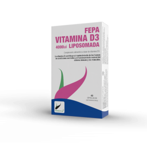 Fepa-Vitamina D3 4000 ui Liposomada de 40 cápsulas, Fepadiet