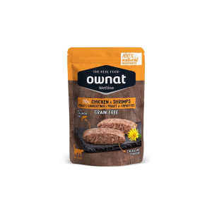 Ownat Wetline Sobres De Pollo Y Gambas Para Gatos Pack Ahorro 12×85 Gr