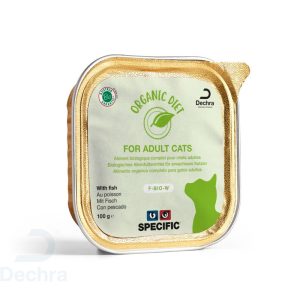 Specific Feline F-BIO-W Organic Pescado 8×100 Gr