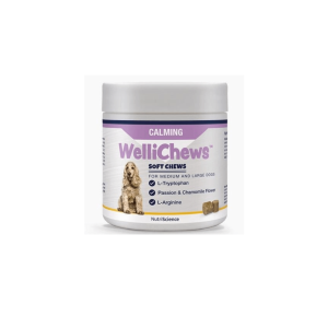 Wellichews Premios Para El Estrés Y Ansiedad En Perros Medianos y Grandes 60 Unidades