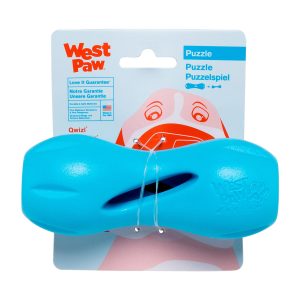 West Paw Zogoflex Juguete Qwizl S 14Cm Azul Turquesa