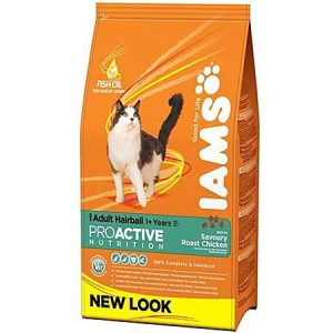 Iams Adult Hairball para gatos 2,55 Kg.