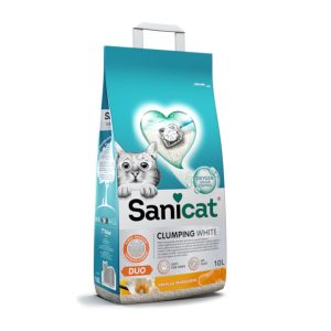 Sanicat Clumping White Duo Vainilla