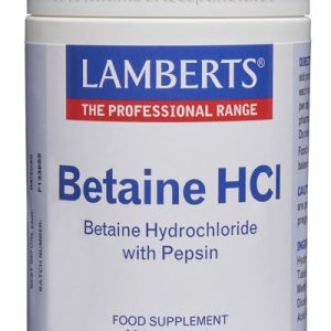 Betaína HCI 180comp, Lamberts