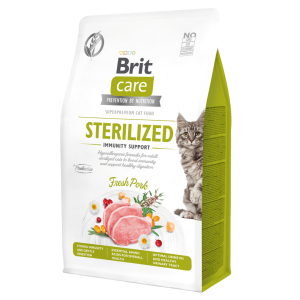 Brit Care Cat Grain-Free Sterilizado Pork Immunity Support