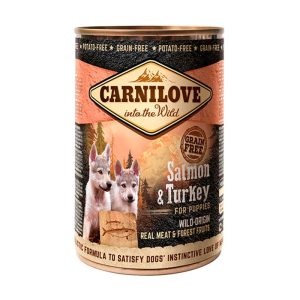 Carnilove Perros Cachorros Salmón Y Pavo Caja 6×400 Gr