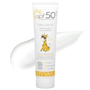 Protector Solar Bebés 100% Natural Mineral SPF 50+,Dhyvana