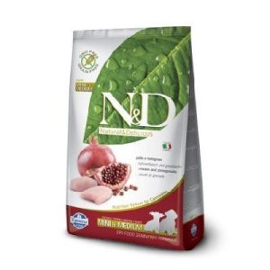 Farmina N&D Puppy Mini & Medium pollo y granada Grain Free