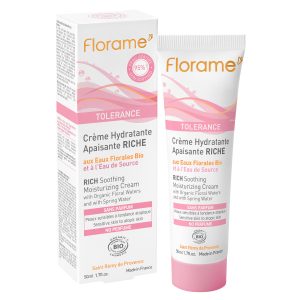 Crema hidratante calmante intensa Tolerance 50ml, Florame