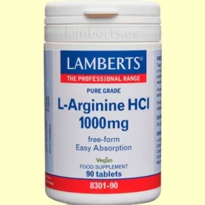 L-Arginina HCI 1.000 mg 90comp, Lamberts