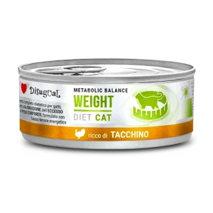 Latas para gatos Disugual Weight Diet Pavo