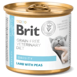 Brit GF Veterinary Diet Gato Latas Obesity 6*200 g
