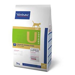 Virbac HPM U1 Urology Struvite Dissolution Pienso Gatos 1,5 Kg